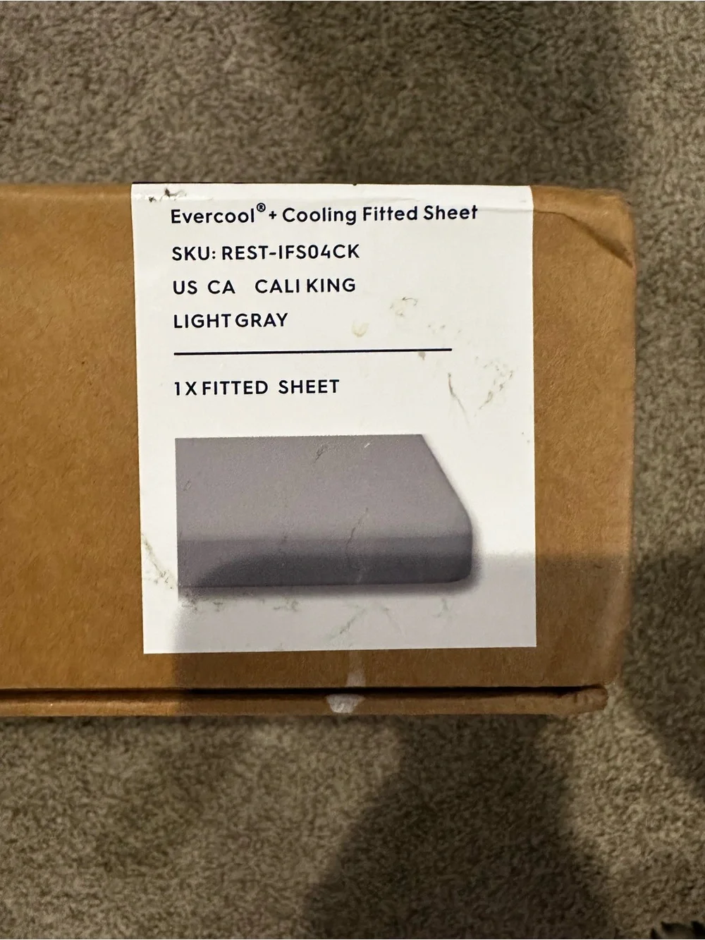 Rest Cali King- fitted sheet ONLY